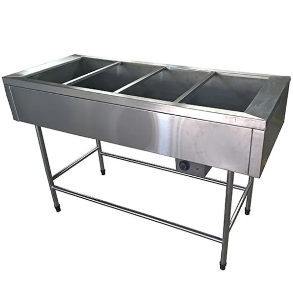 Balcão de Distribuição Inox Aquecido Balcão de Distribuição Inox Aquecido